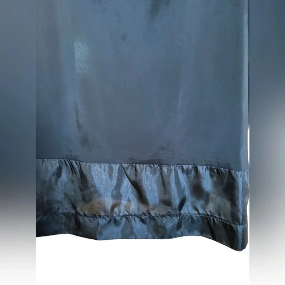 Rickie Freeman Teri John Spaghetti Strap Slip Dress Shiny Decorative Hem 12 - Picture 3 of 5
